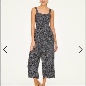 NWT Loft Jumpsuit- Black Floral